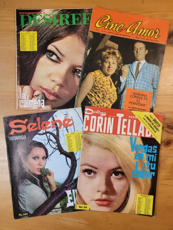 Pack FOTONOVELAS -Corin Tellado, Desiree, Selene y Cine Amor- (x4)