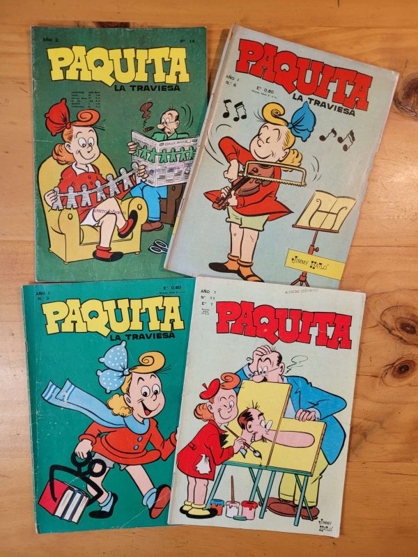 Pack PAQUITA años 60s (x4)