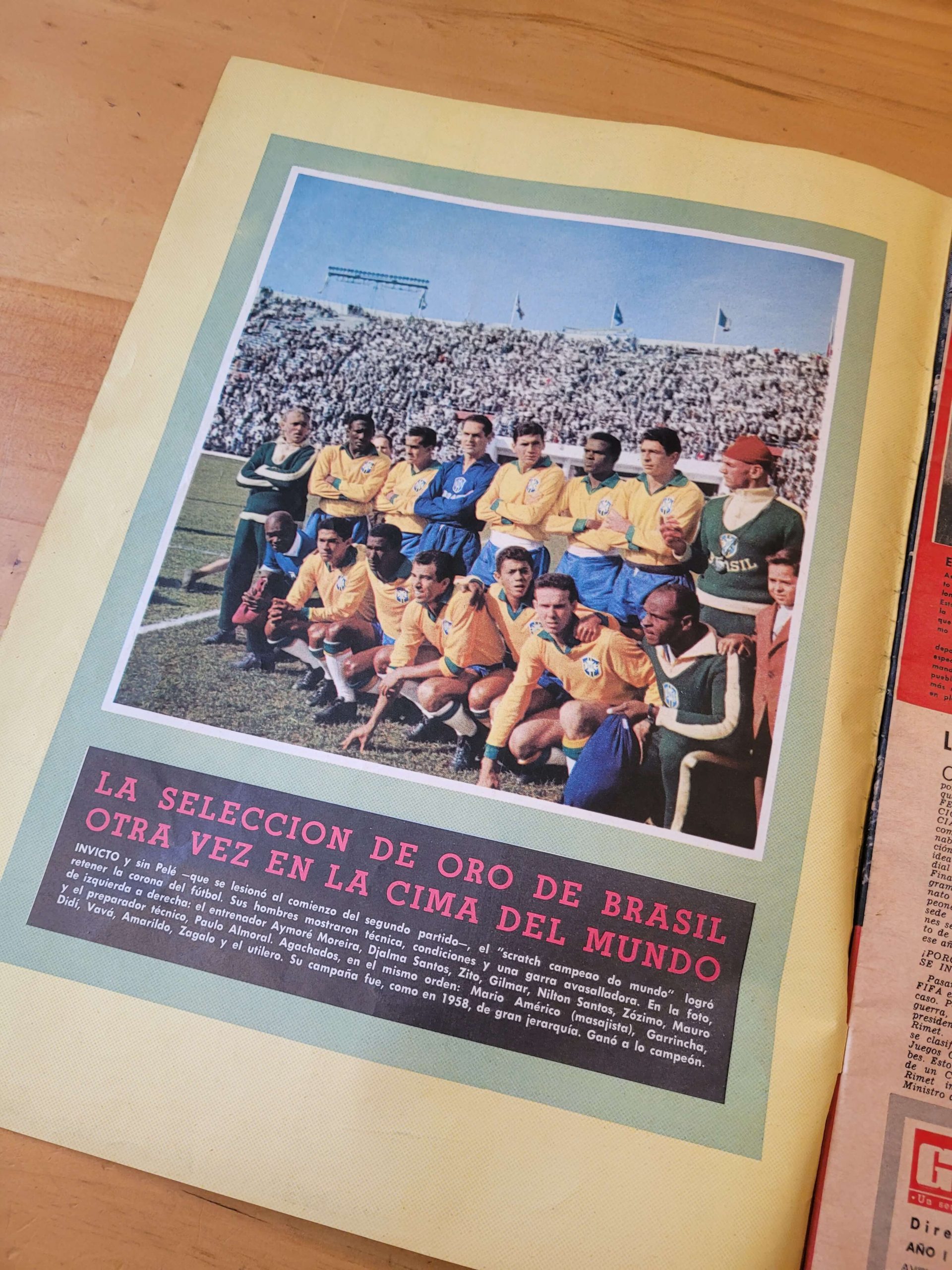 (1962) Revista Gol y Gol: Especial mundial de 1962 “Los 11 chilenos de la hazaña” - Imagen 2