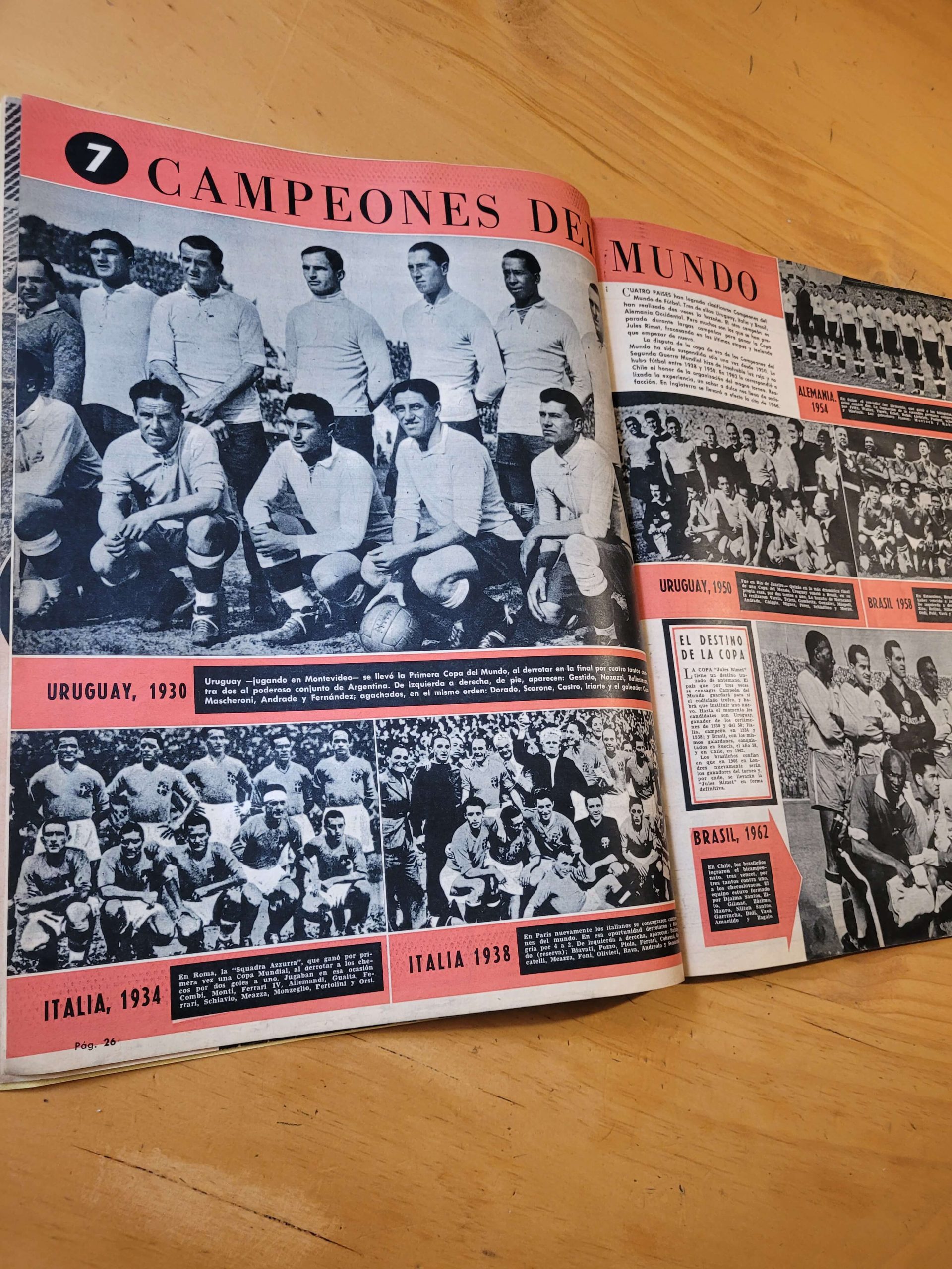 (1962) Revista Gol y Gol: Especial mundial de 1962 “Los 11 chilenos de la hazaña” - Imagen 11