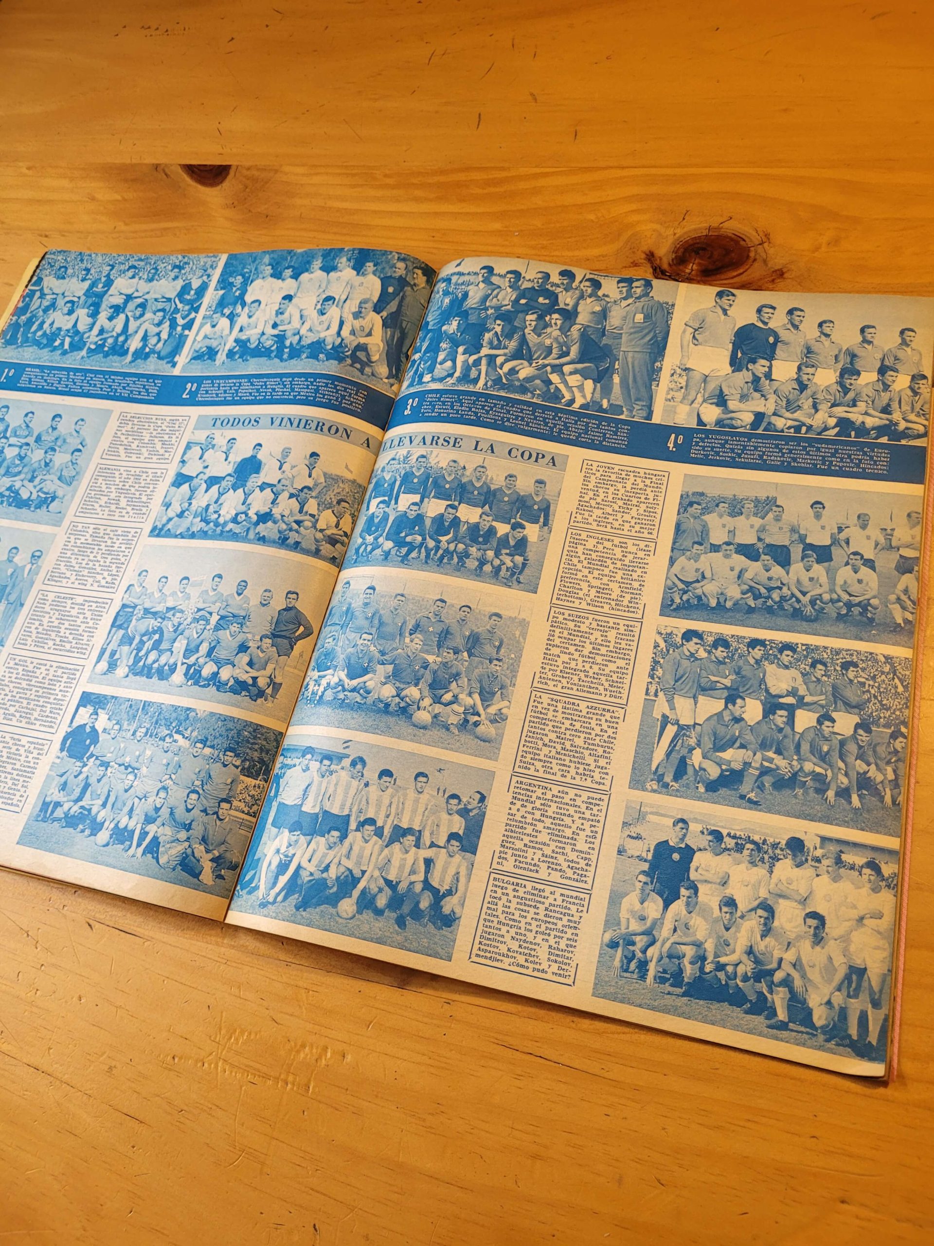 (1962) Revista Gol y Gol: Especial mundial de 1962 “Los 11 chilenos de la hazaña” - Imagen 13