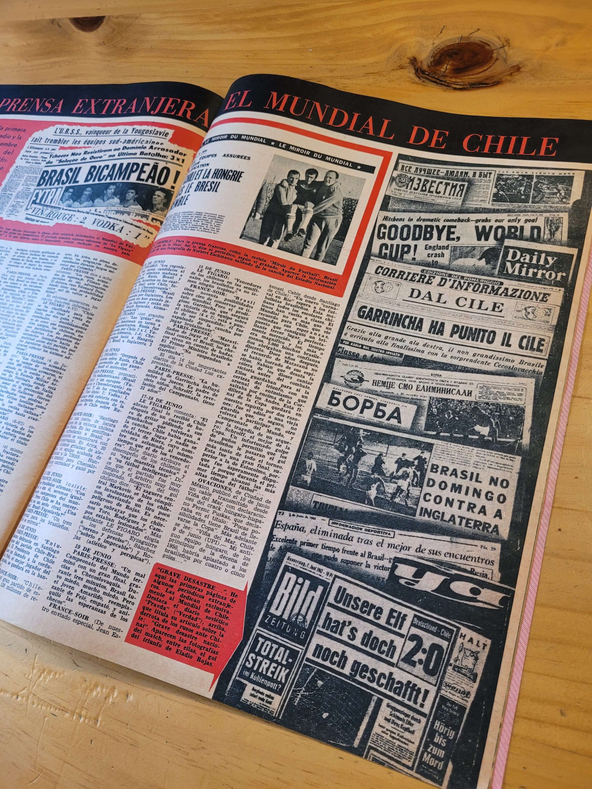 (1962) Revista Gol y Gol: Especial mundial de 1962 “Los 11 chilenos de la hazaña” - Imagen 18