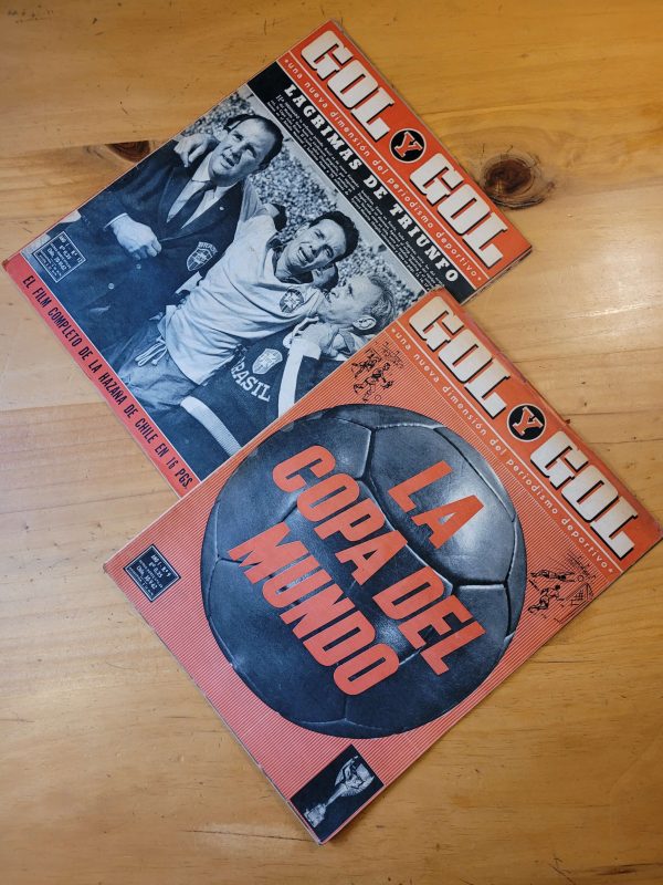 Pack GOL Y GOL -1era revista antes del mundial y la lanzada al terminar éste- 1962 (x2)