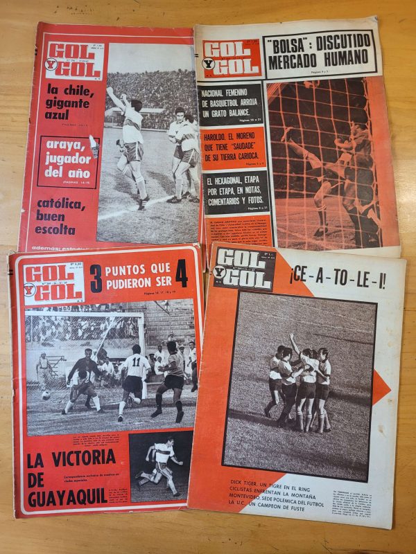 Pack GOL Y GOL -Universidad Católica 1967- (x4)