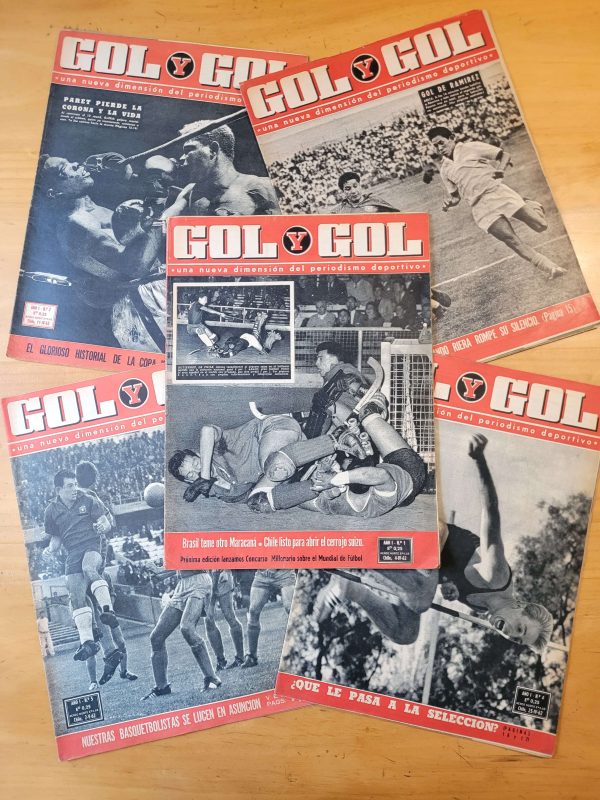 Pack GOL Y GOL -1eras 5 revistas de la colección- (x5)