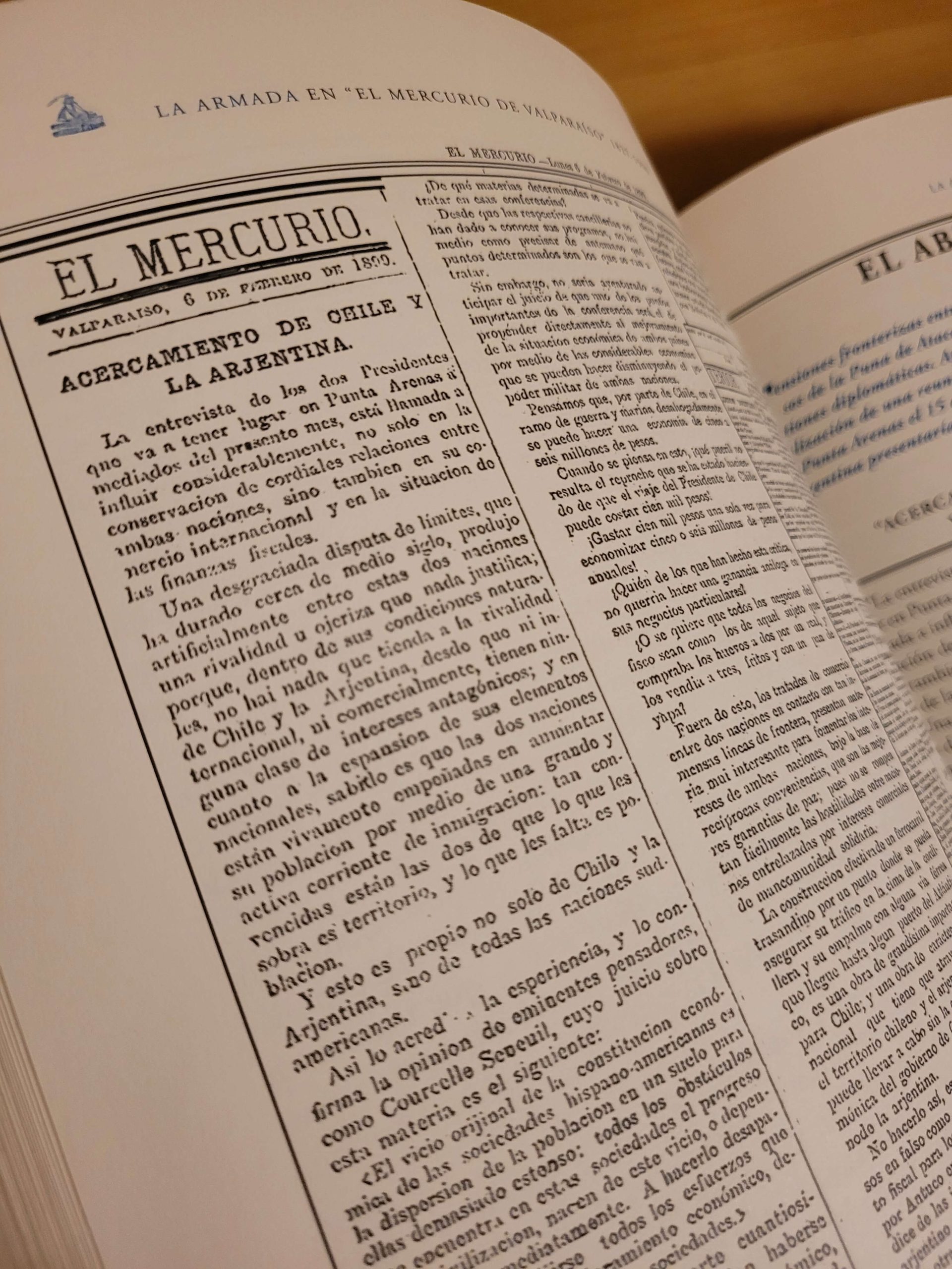 Libro LA ARMADA EN EL MERCURIO DE VALPARAISO 1827-1900 (2012) - Imagen 12