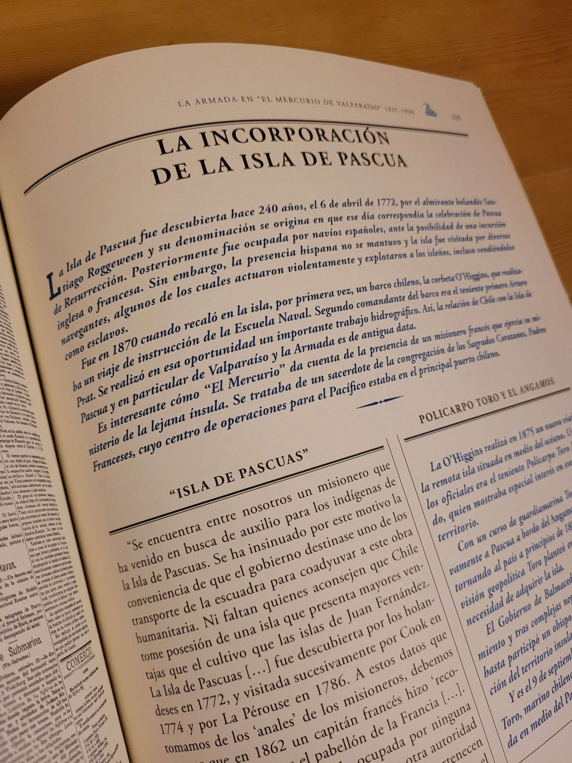 Libro LA ARMADA EN EL MERCURIO DE VALPARAISO 1827-1900 (2012) - Imagen 11