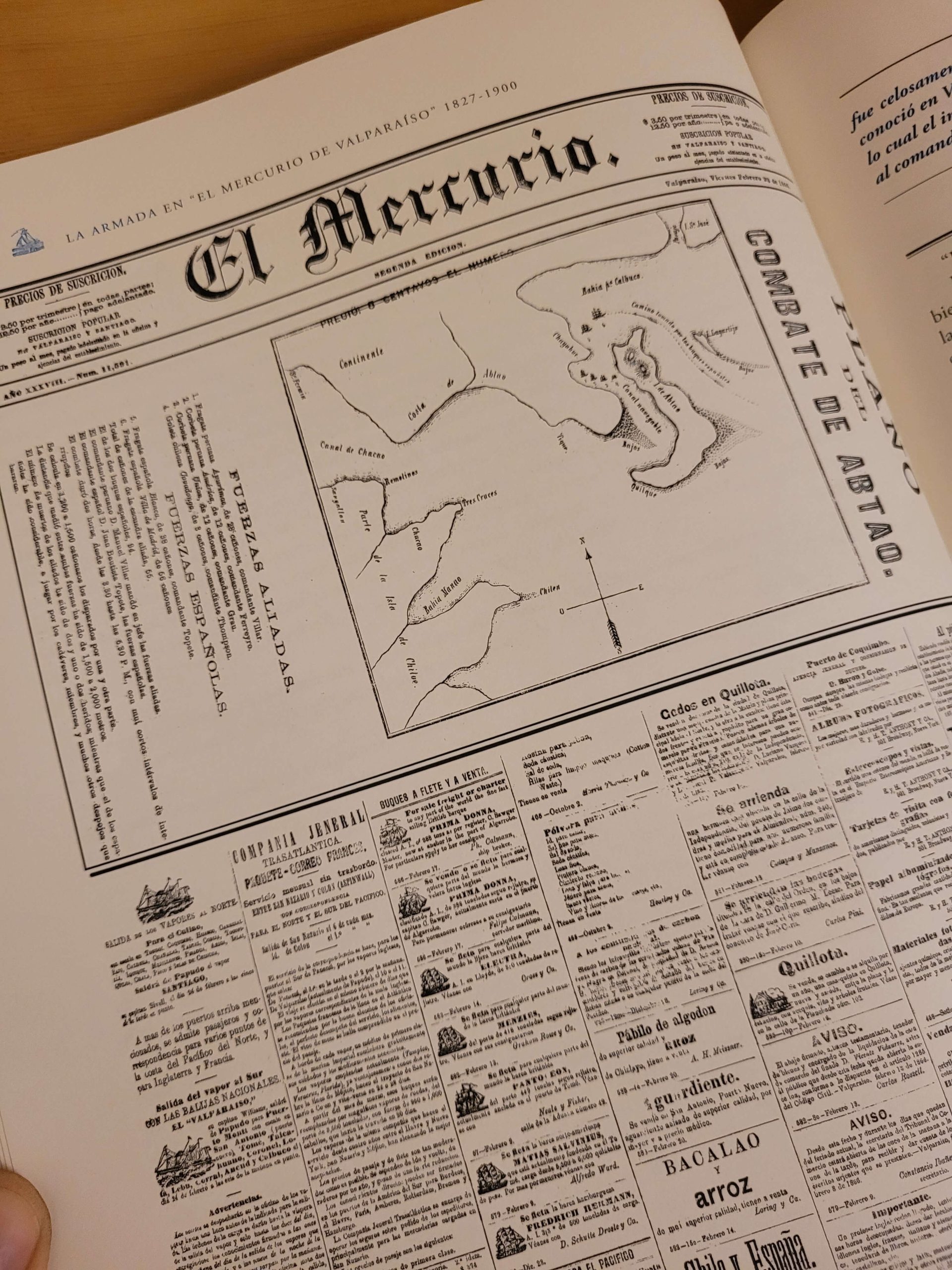 Libro LA ARMADA EN EL MERCURIO DE VALPARAISO 1827-1900 (2012) - Imagen 17