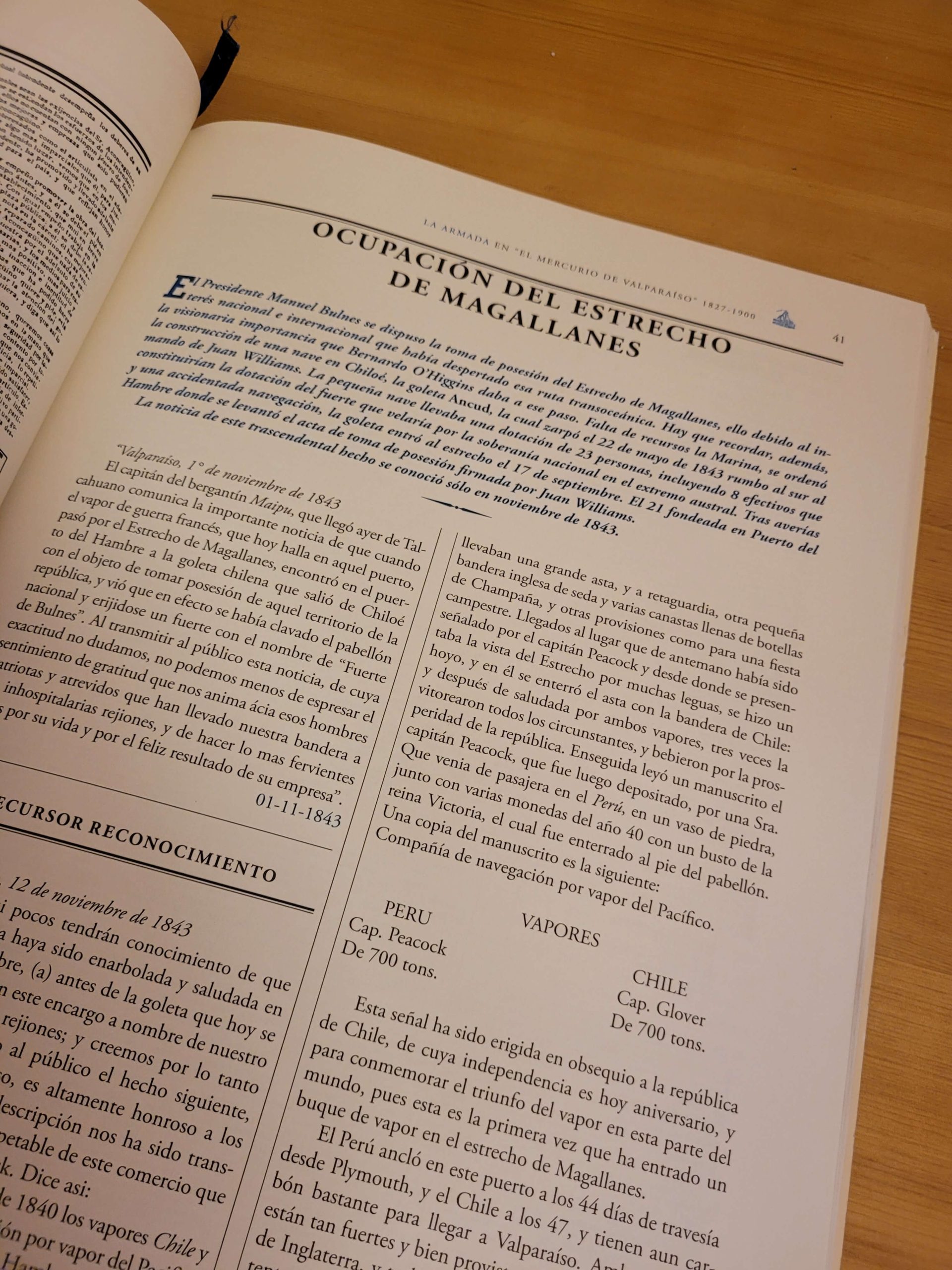 Libro LA ARMADA EN EL MERCURIO DE VALPARAISO 1827-1900 (2012) - Imagen 20