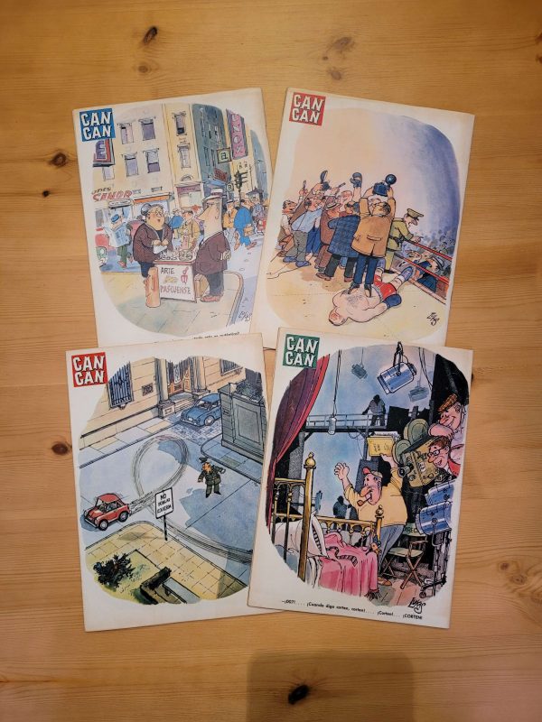 Pack CAN CAN años 60s -Humor picaresco- (x4)