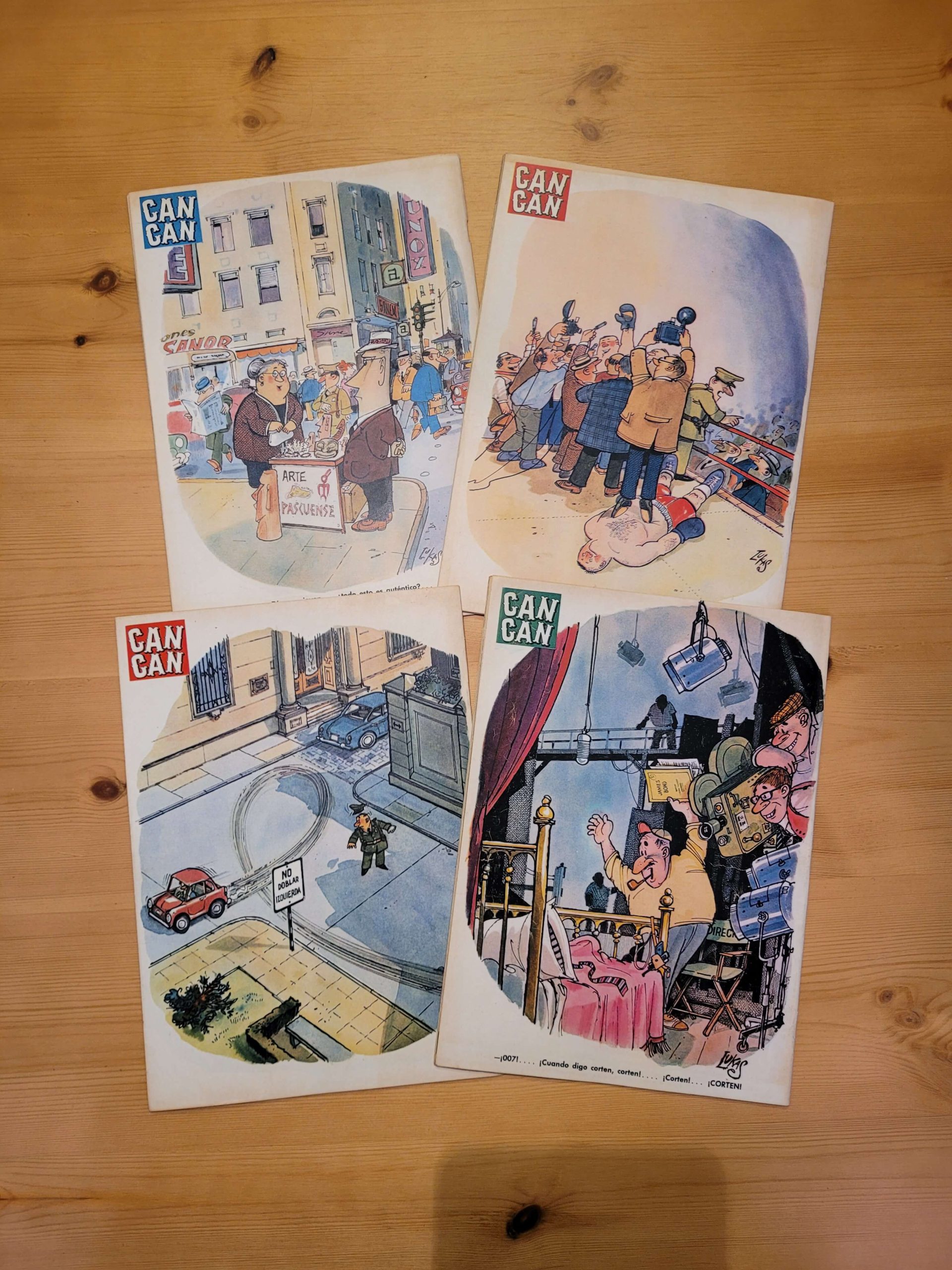 Pack CAN CAN años 60s -Humor picaresco- (x4) - Imagen 2