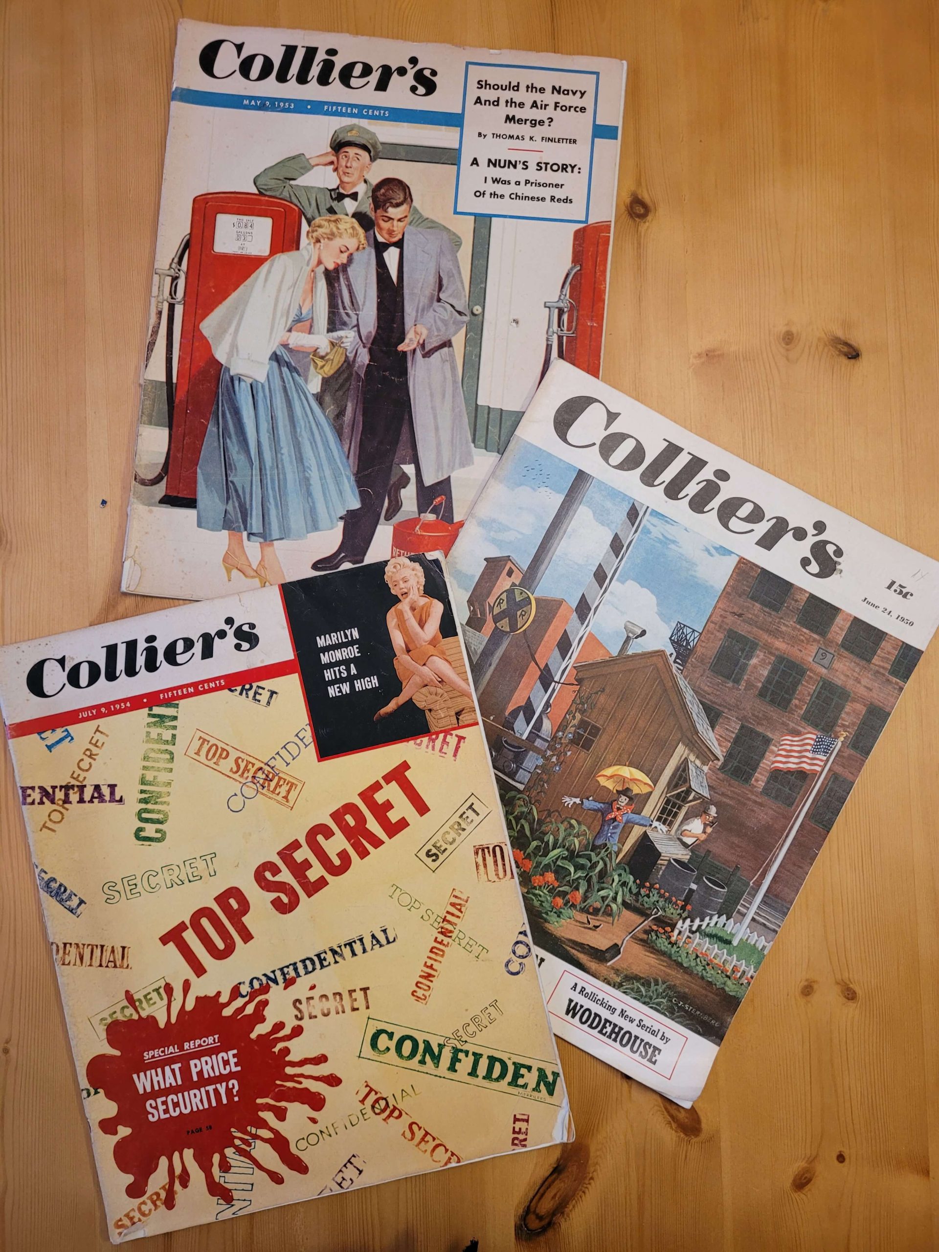 Pack revista COLLIER´S, años 50s (x3)