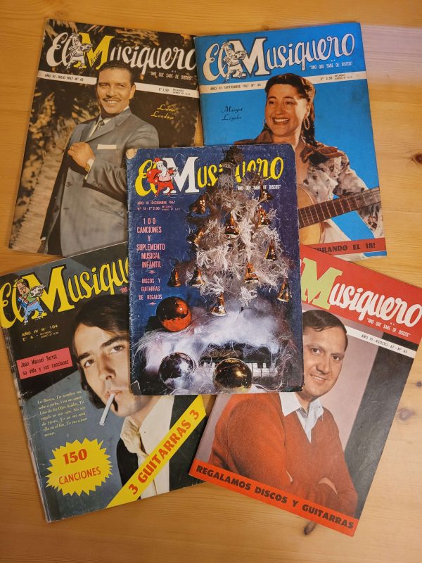 Pack revista EL MUSIQUERO, 60s (x5)