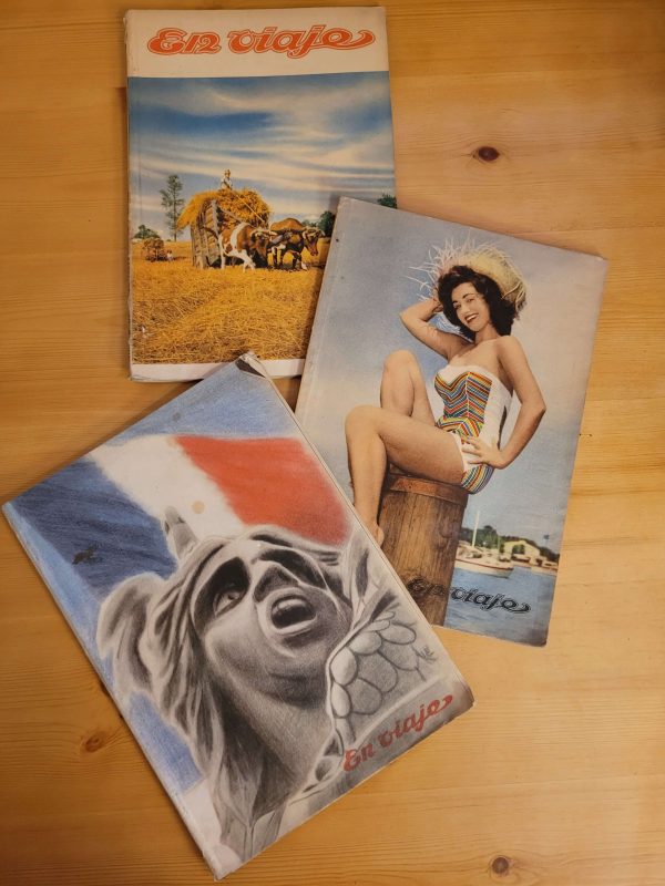 Pack revista EN VIAJE -De Ferrocarriles del Estado- años 50s y 60s (x3)