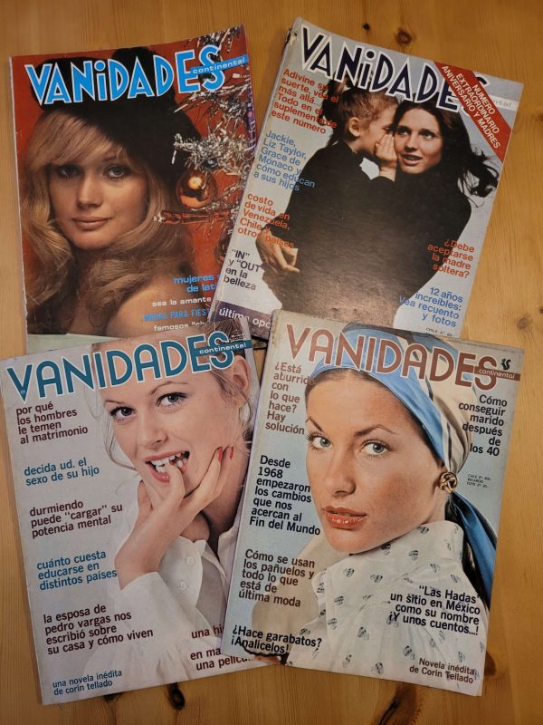 Pack VANIDADES, años 70s (x4)