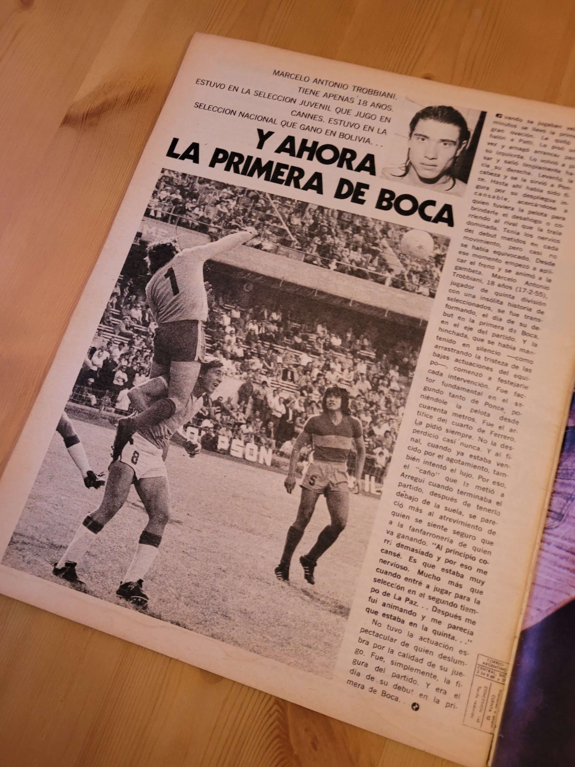 Pack El Gráfico Argentina años 70s -Boca y River- (x4) - Imagen 3