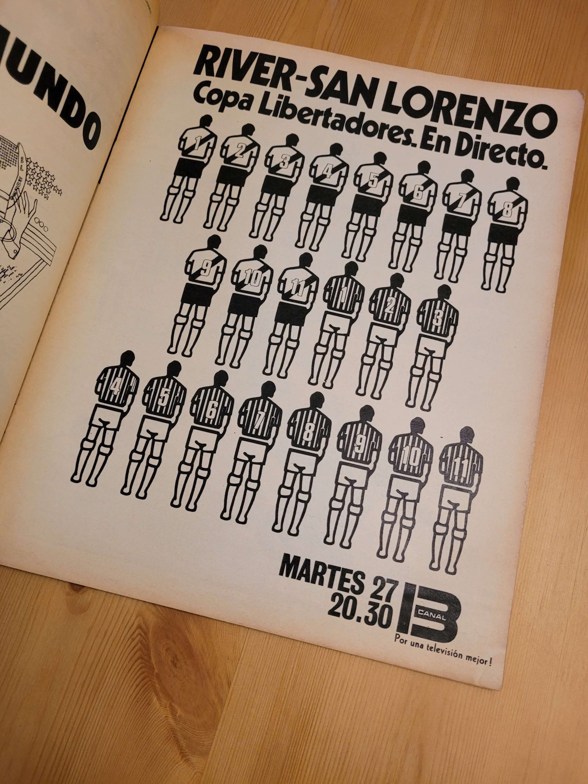 Pack El Gráfico Argentina años 70s -Boca y River- (x4) - Imagen 9