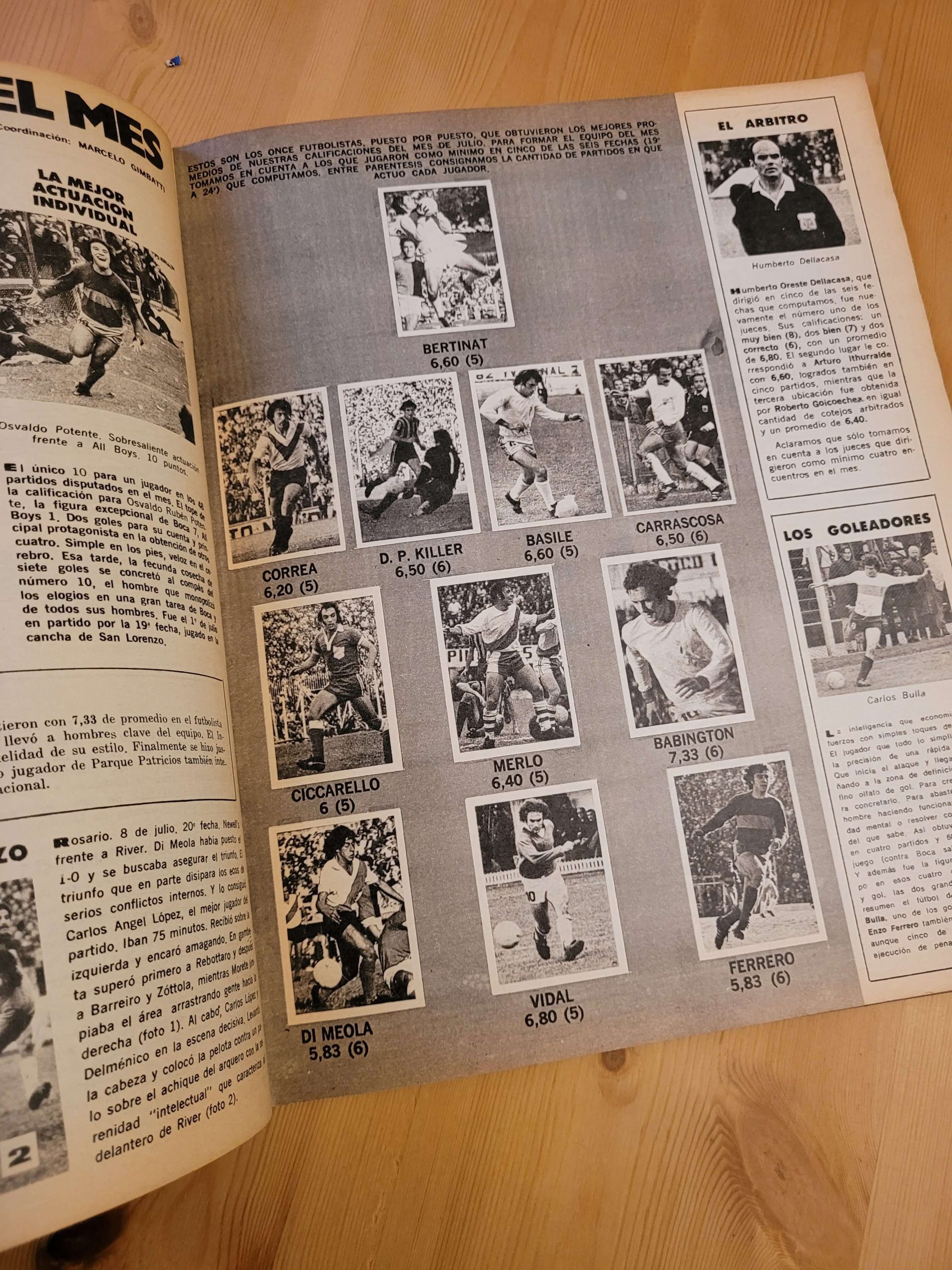 Pack El Gráfico Argentina años 70s -Boca y River- (x4) - Imagen 10