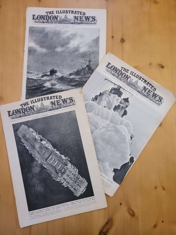 Pack THE ILLUSTRATED LONDON NEWS n°4, principios años 40s (x3)