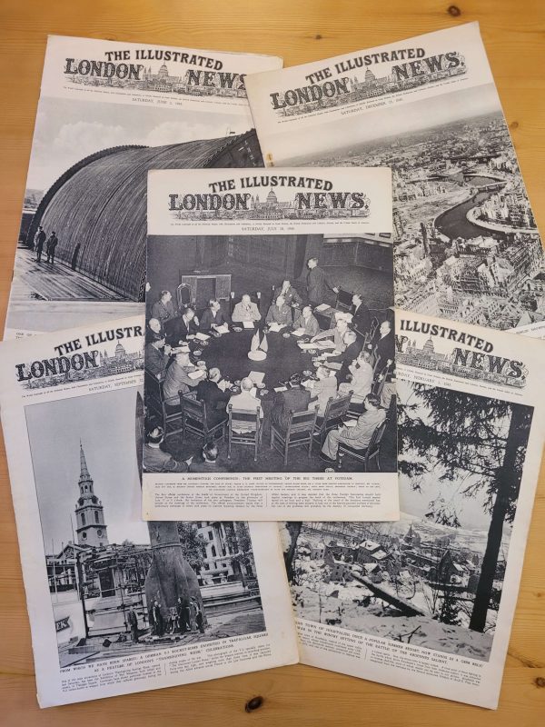 Pack THE ILLUSTRATED LONDON NEWS n°2, principios años 40s (x5)