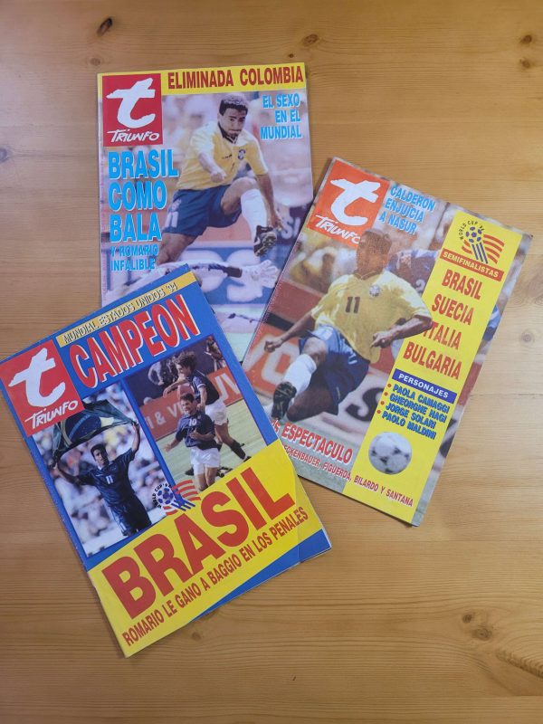 Pack TRIUNFO -Brasil campeón Mundial 1994- (x3)