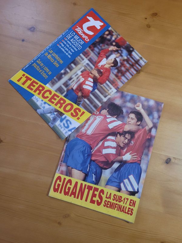 Pack TRIUNFO -Chile sub 17 3ro del mundo- 1993 (x3)