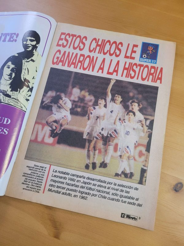 Pack TRIUNFO -Chile sub 17 3ro del mundo- 1993 (x3)