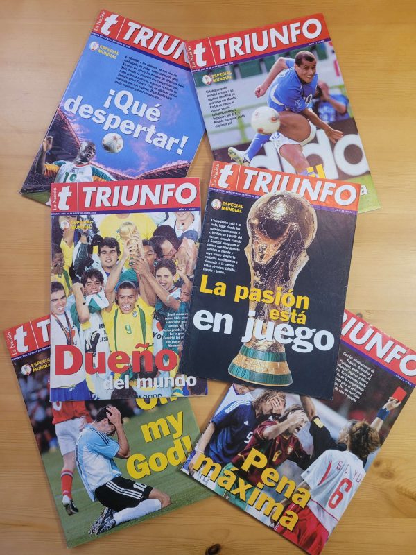 Pack TRIUNFO -Mundial Corea y Japón 2002- (x6)