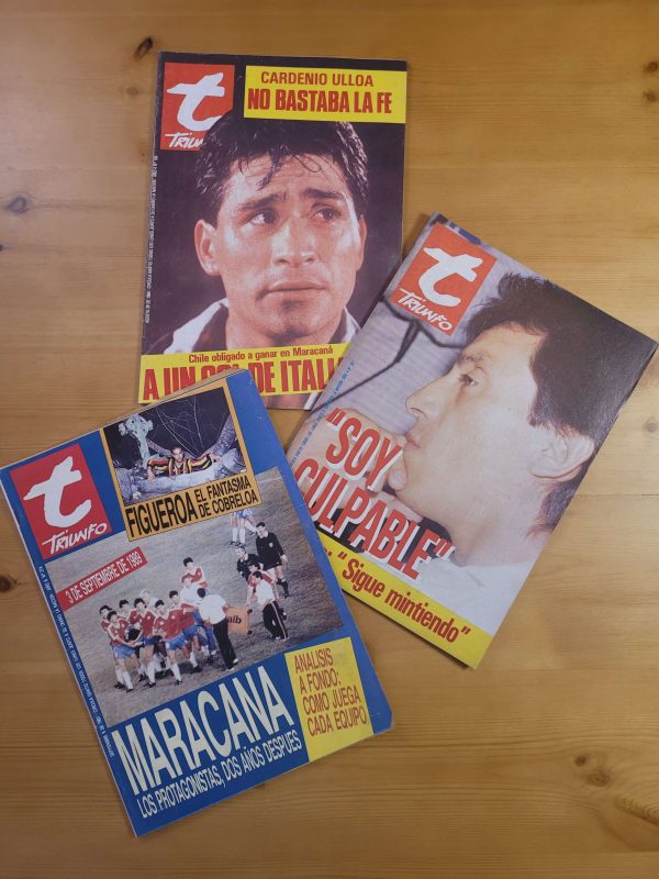 Pack TRIUNFO -Escándalo de Condor Rojas en Brasil- 1989 (x3)