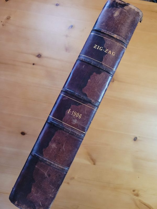 Empaste ZIG ZAG 1er semestre de 1906 -2do año- (26 revistas)