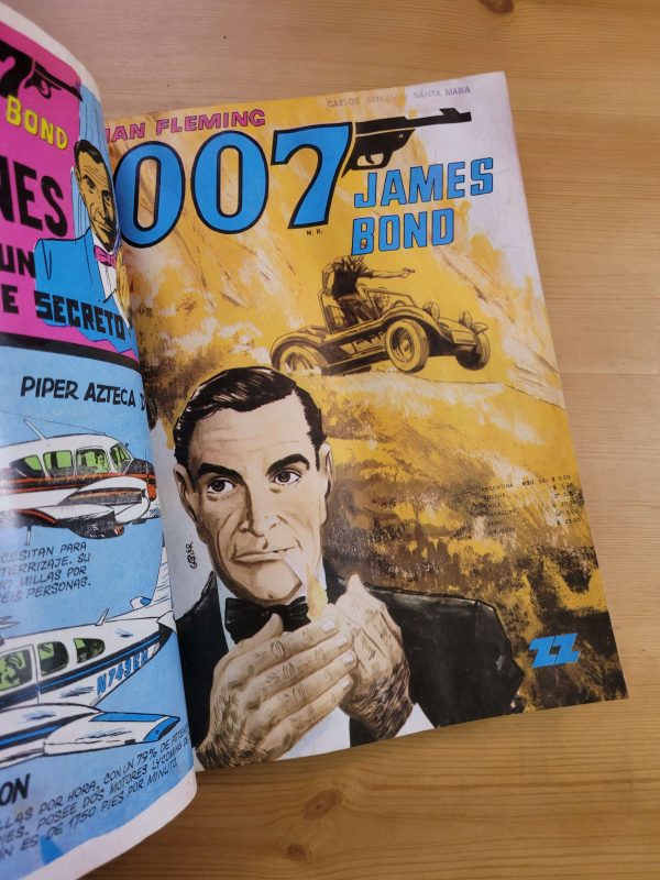 Empaste JAMES BOND 007, años 60s (x12)