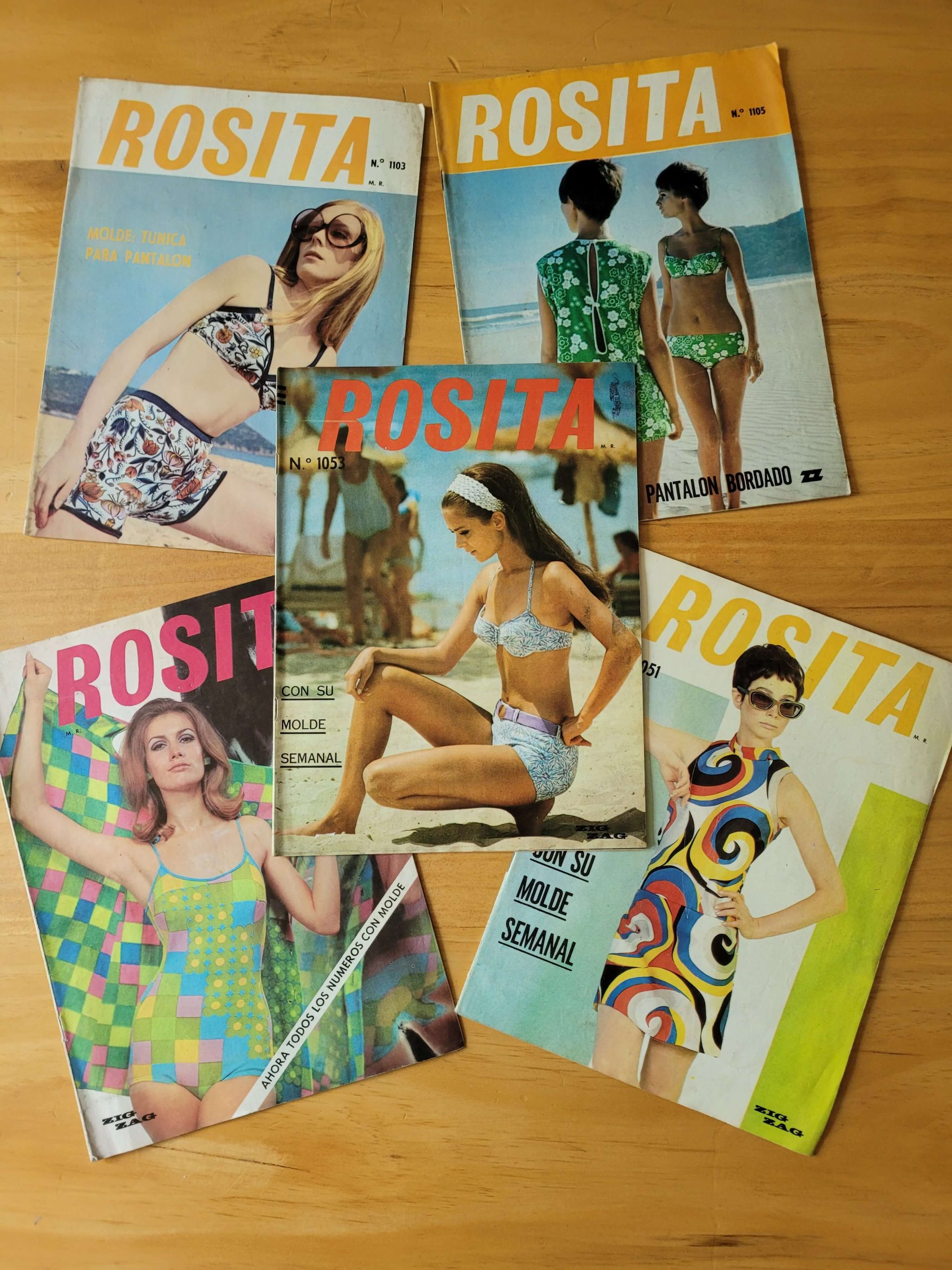 Pack n°1 ROSITA 60s (x5)