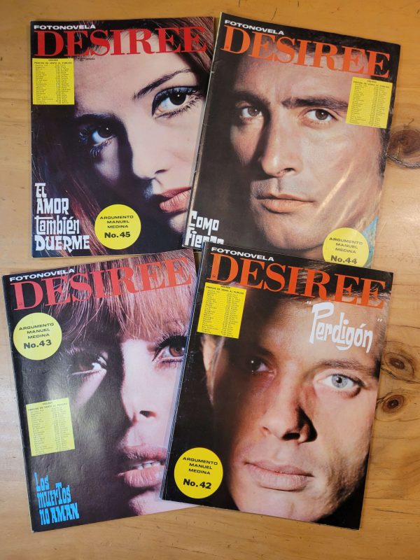 Pack revista DESIREE fotonovela (x4)