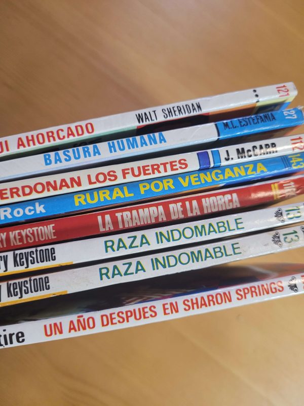 Pack LIBROS DE BOLSILLO Lejano Oeste -Años 70s- (x8)