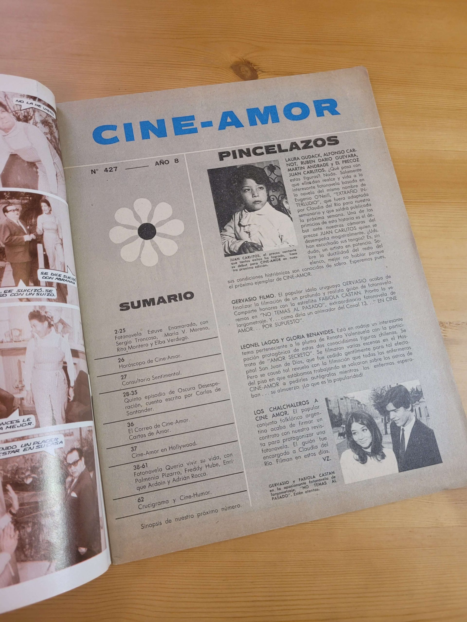 Pack n°3 revista CINE AMOR, años 60s (x4) - Imagen 5