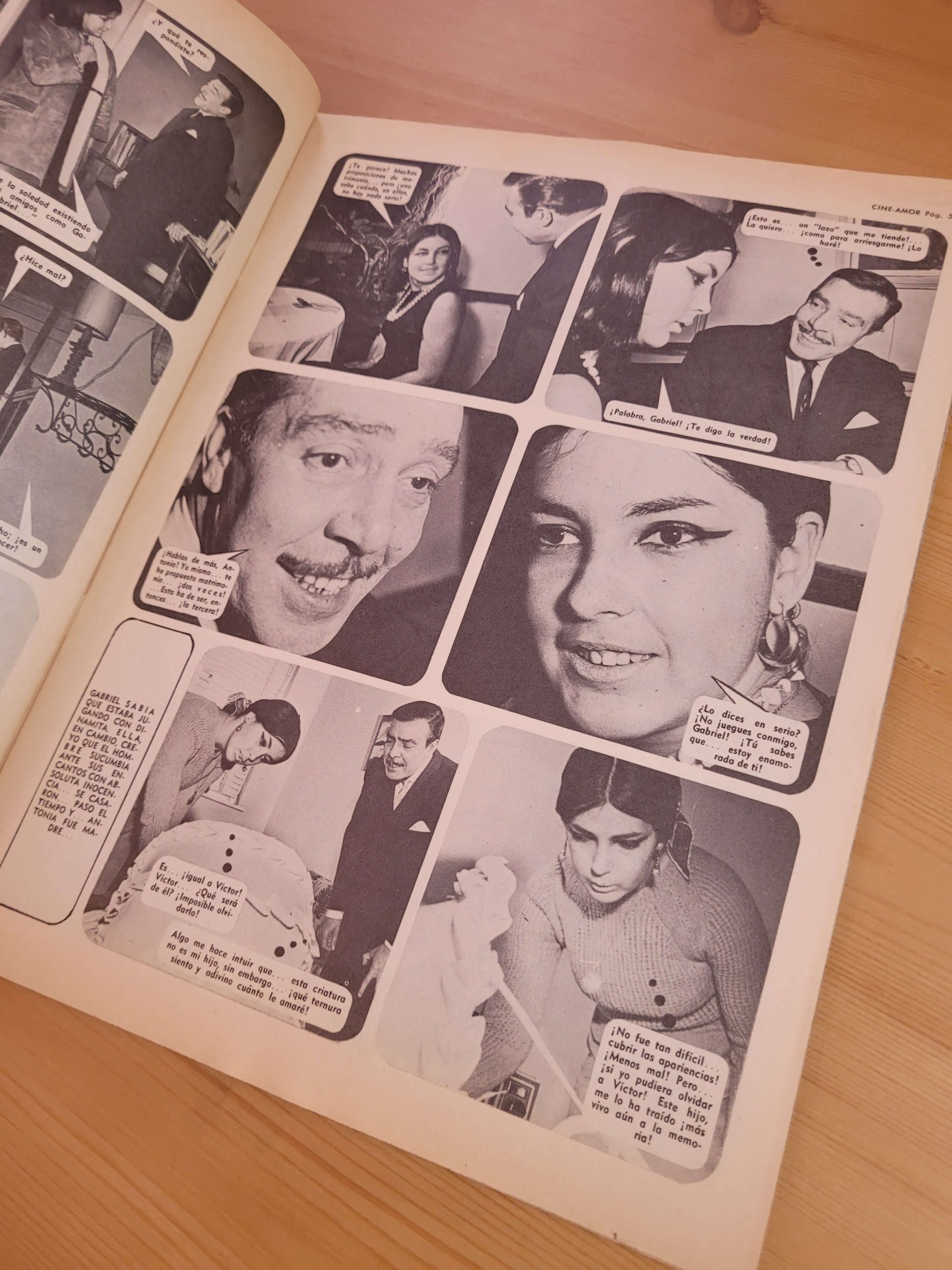 Pack n°3 revista CINE AMOR, años 60s (x4) - Imagen 17