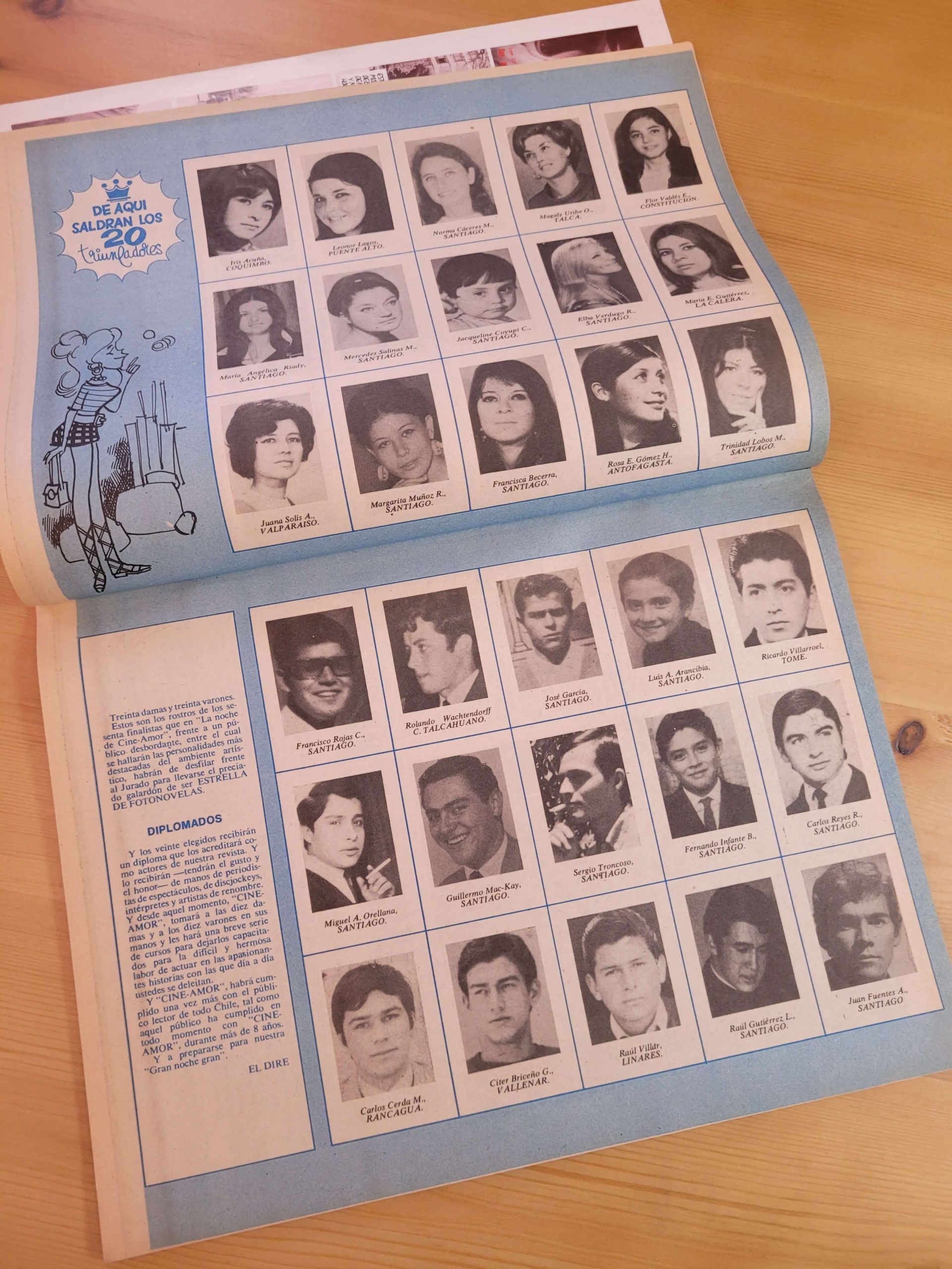 Pack n°3 revista CINE AMOR, años 60s (x4) - Imagen 6