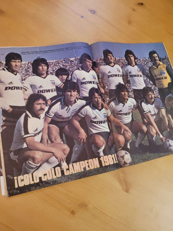 Revista DEPORTE TOTAL Colo Colo campeón 1981
