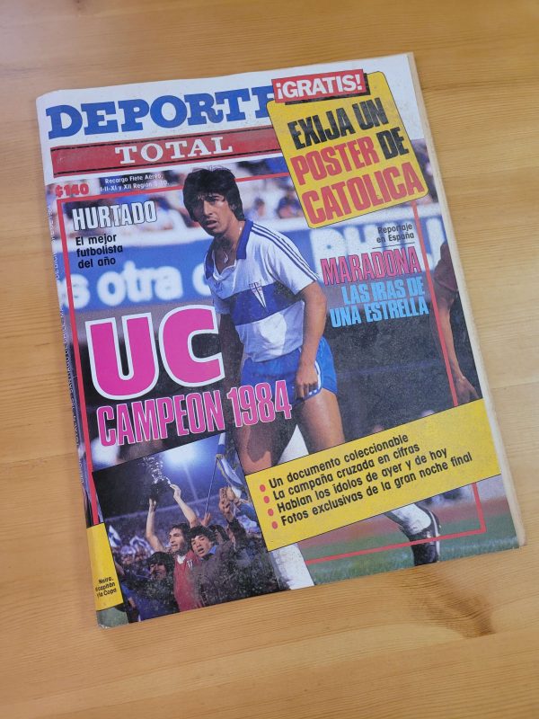 Revista DEPORTE TOTAL Universidad Católica campeón 1984