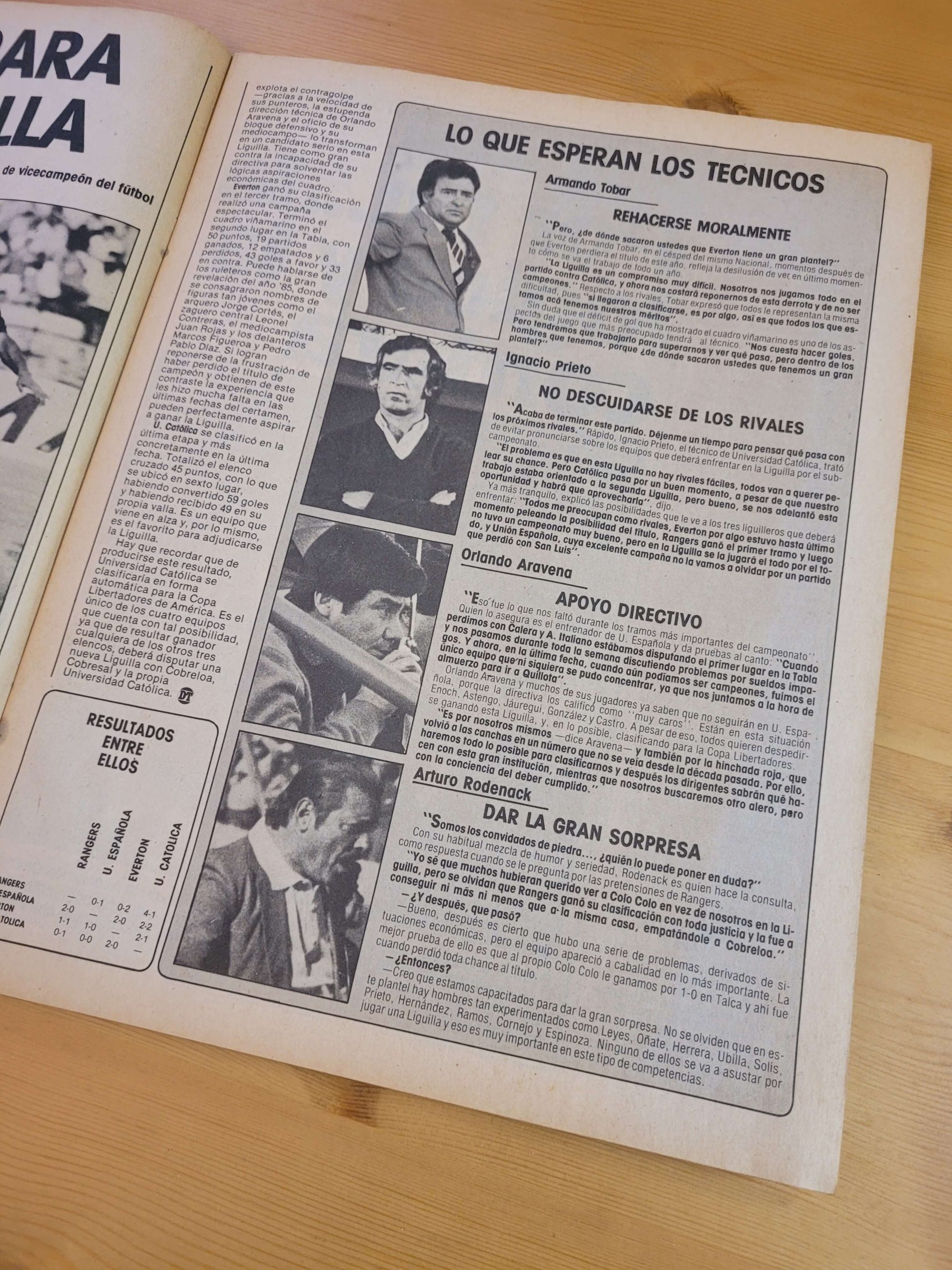 Revista DEPORTE TOTAL Cobreloa campeón 1985 - Imagen 5