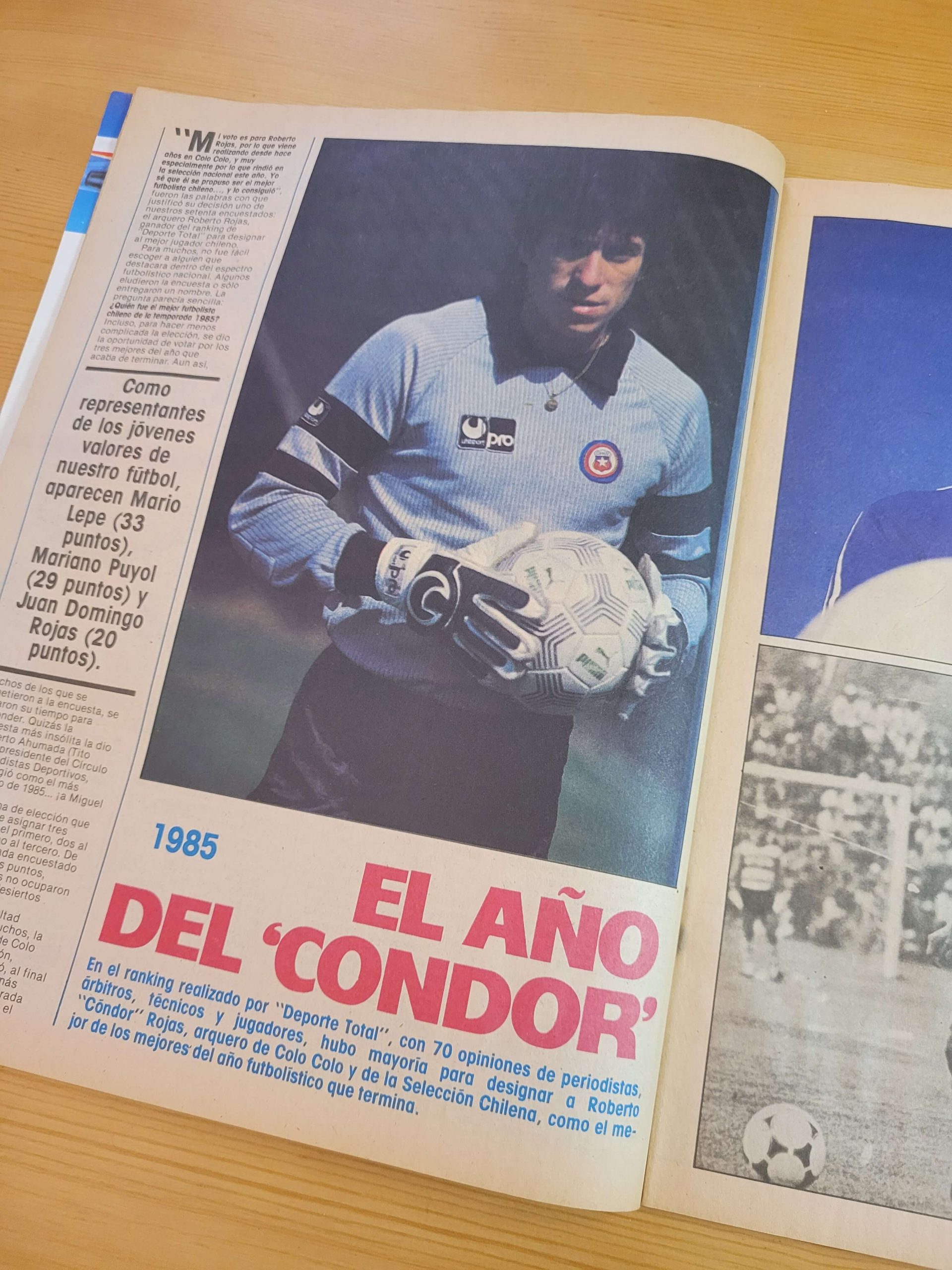 Revista DEPORTE TOTAL Cobreloa campeón 1985 - Imagen 7