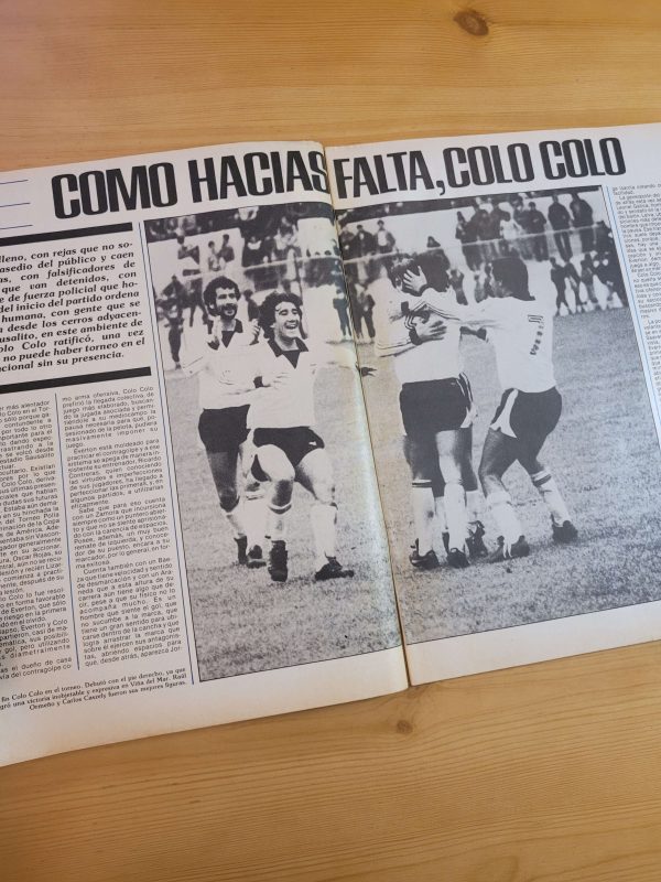 Pack DEPORTE TOTAL -Portadas Colo Colo- años 80s (x3)