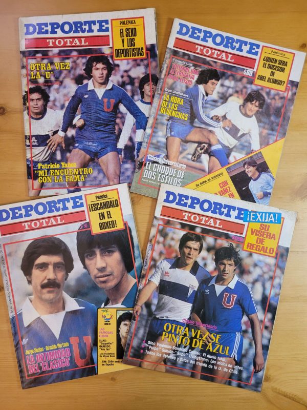 Pack DEPORTE TOTAL -Clásicos Universitarios- años 80s (x4)