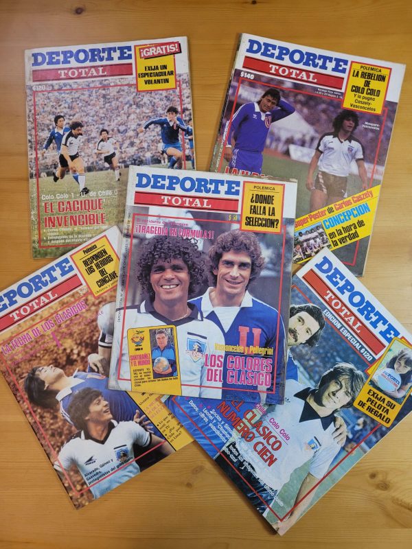 Pack DEPORTE TOTAL -Superclásicos- años 80s (x5)