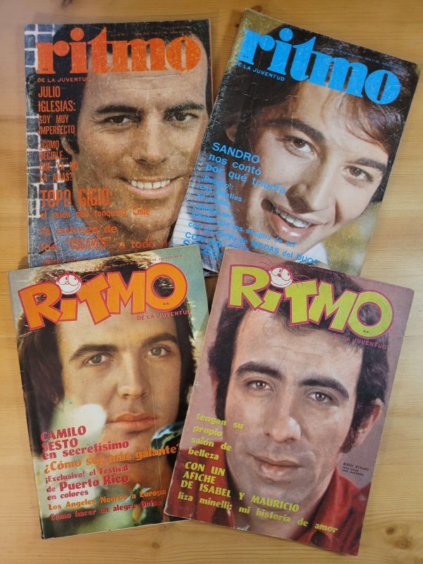 Pack RITMO -Cantantes hispanos- 70s (x4)