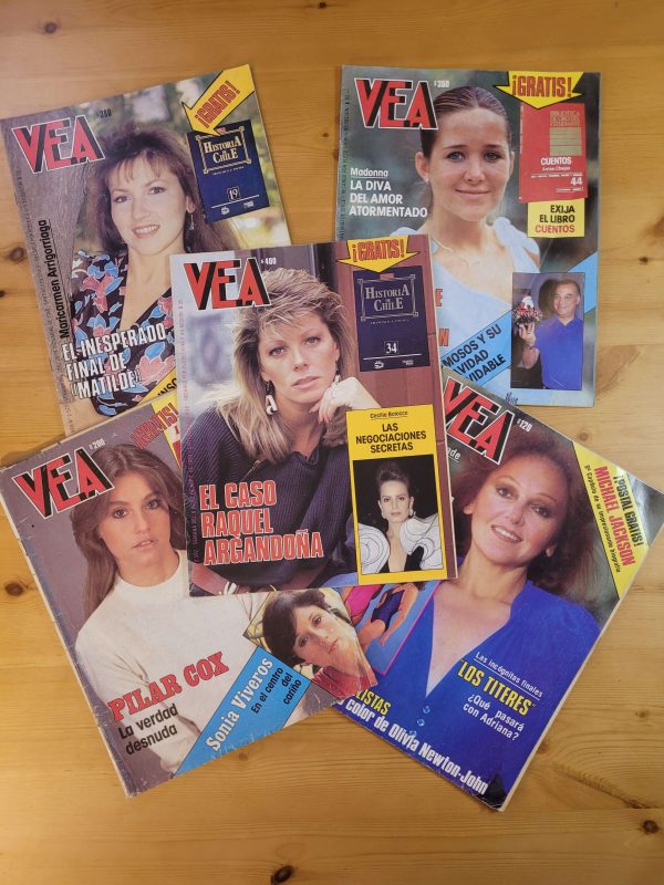Pack VEA -Actrices chilenas 80s- (x5)