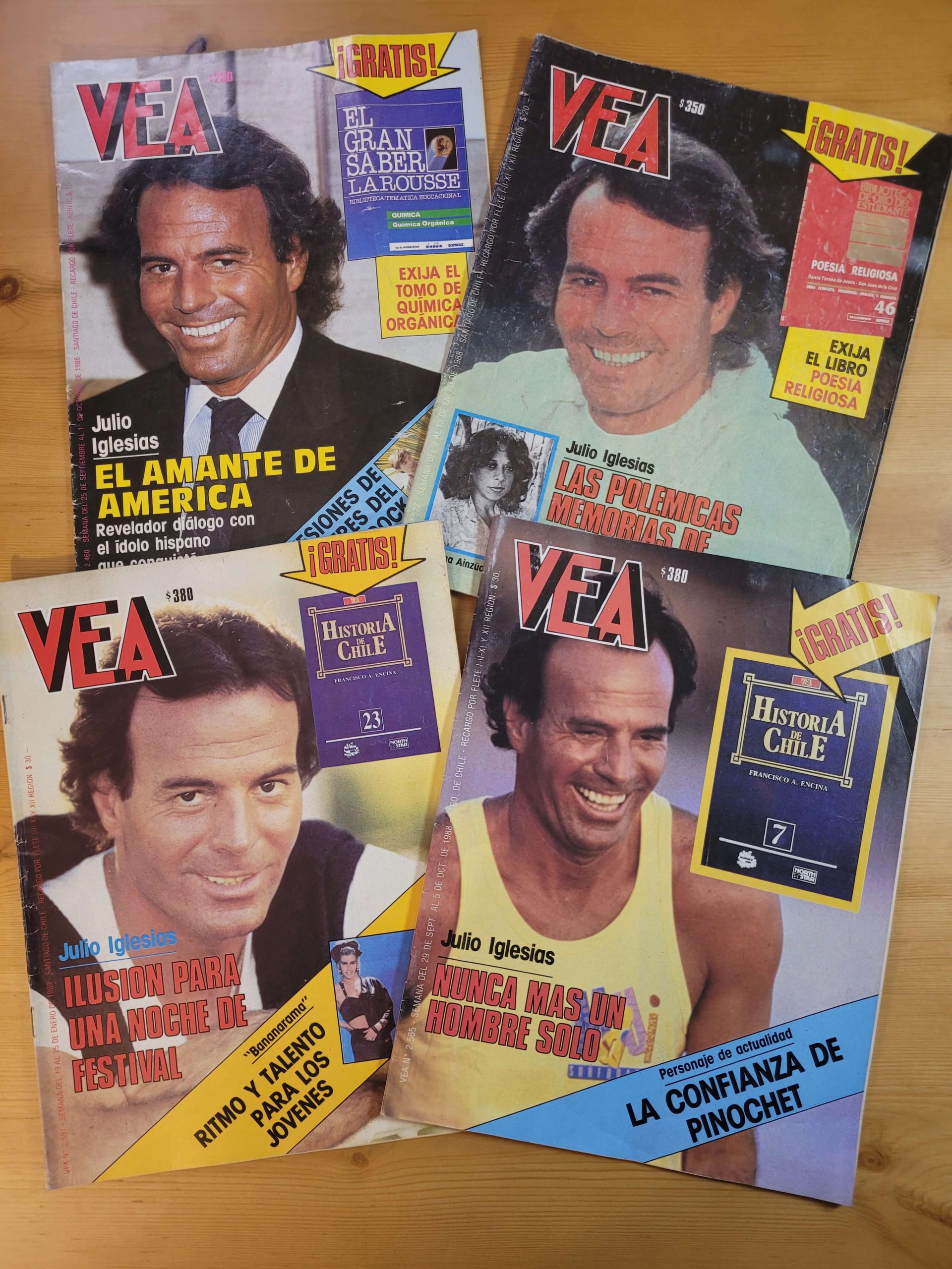 Pack VEA -Julio Iglesias 80s- (x4)