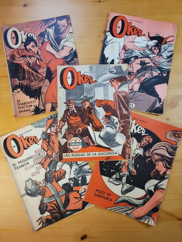 Pack OKEY n°3 -años 50s y 60s- (x5)