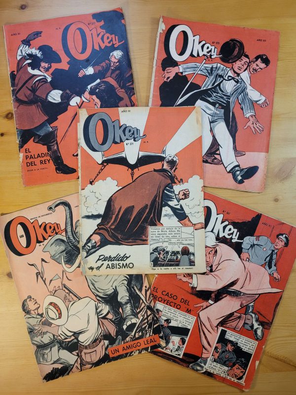 Pack OKEY n°1 -años 50s y 60s- (x5)