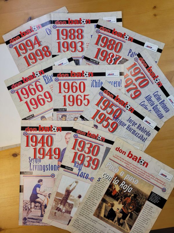Revista DON BALON Colección especial “Historia de la selección chilena” (Completa)